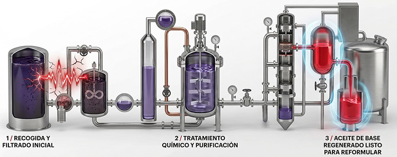 Proceso de Regeneración Molecular RRBO - Motul Ngen 4