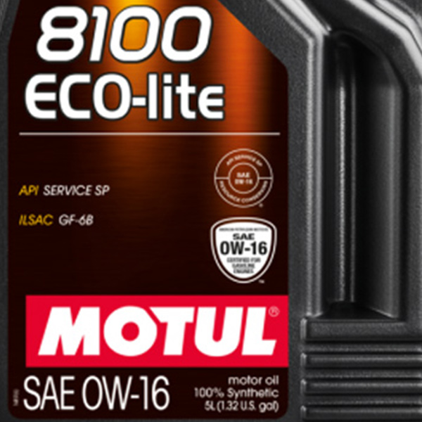 Motul 8100 ECO-lite 0W16, lubricante de ultra baja viscosidad para motores híbridos de última generación.